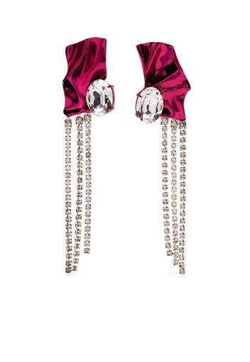 Sterling King Kiki drop single earring - Rosa