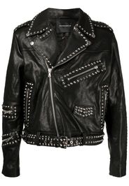 Stolen Girlfriends Club Bikerjacke mit Nieten - Schwarz