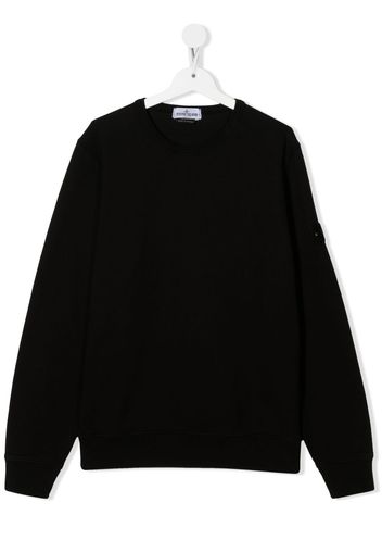 Stone Island Junior crew-neck sweatshirt - Schwarz