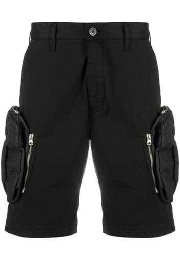 Stone Island Shadow Project Cargo-Shorts - Schwarz