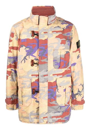 Stone Island camouflage-print jacket - Gelb