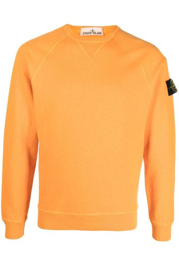 Stone Island logo patch sweatshirt - Orange