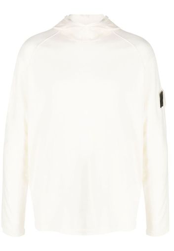 Stone Island Shadow Project Compass-patch hoodie - Nude