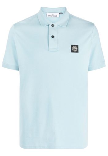 Stone Island 2SC17 Compass-patch polo shirt - Blau