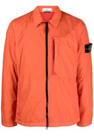 Stone Island Leichte Jacke mit Kompass-Patch - Orange