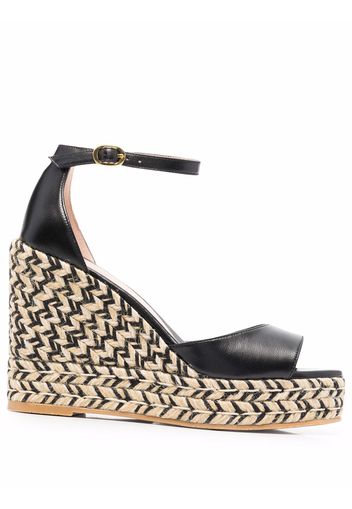 Stuart Weitzman Nudistcurve 100mm espadrilles - Schwarz