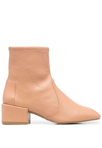 Stuart Weitzman slip-on ankle boots - Nude