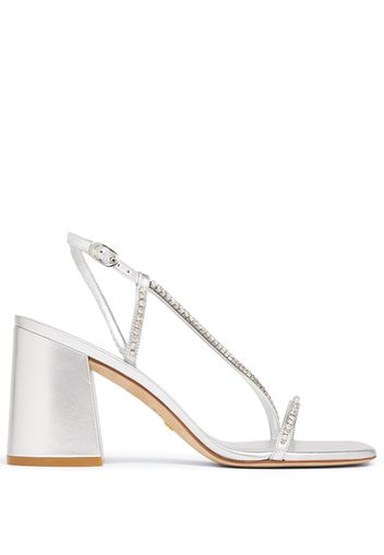 Stuart Weitzman crystal-embellishment open-toe sandals - Q1E