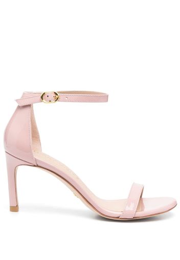 Stuart Weitzman Nunakedstraight 85mm leather pumps - Rosa