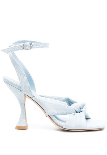 Stuart Weitzman Playa Angle Strap 100 sandals - Blau