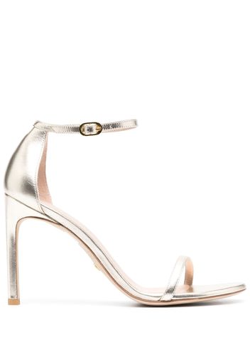 Stuart Weitzman 100mm open-toe sandals - Gold