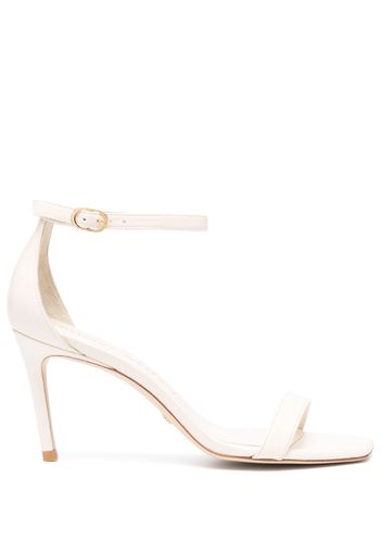 Stuart Weitzman Nudistcurve 75mm sandals - Weiß