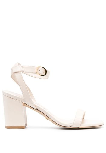 Stuart Weitzman 75mm block-heel ankle-strap sandals - Nude