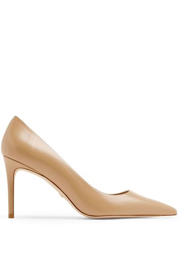 Stuart Weitzman 85mm leather pumps - Nude