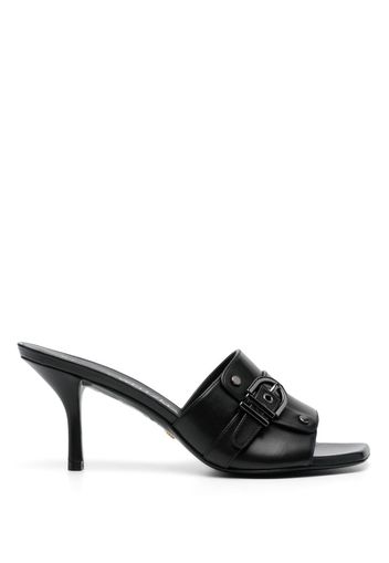 Stuart Weitzman Maverick 75mm leather mules - Schwarz