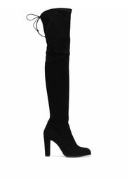 Stuart Weitzman Highland Overknee-Stiefel 120mm - Schwarz