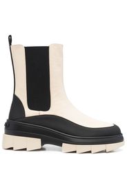 Stuart Weitzman split-sole chunky boots - Nude