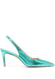 Stuart Weitzman Julia 75 Slingback-Pumps - Blau