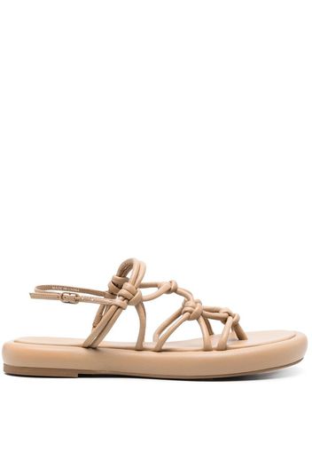 Studio Amelia strappy leather sandals - Nude