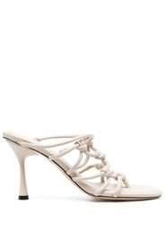 Studio Amelia strappy 95mm leather mules - Nude