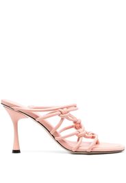 Studio Amelia strappy 95mm leather mules - Rosa