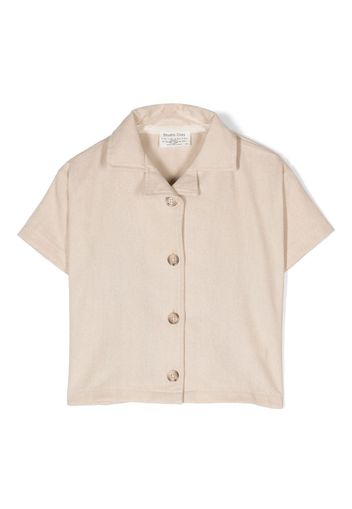 Studio Clay short-sleeve buttoned shirt - Nude