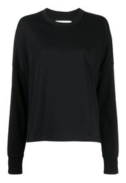 Studio Nicholson crew-neck long-sleeve sweatshirt - Schwarz