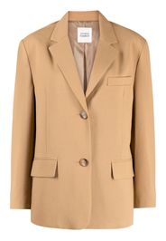 STUDIO TOMBOY notched-lapels single-breasted blazer - Braun