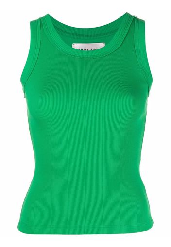 Styland fine-ribbed vest top - Grün