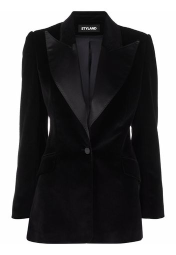 Styland peak-lapel blazer - Schwarz