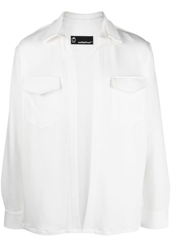 STYLAND cotton long-sleeve shirt - Weiß