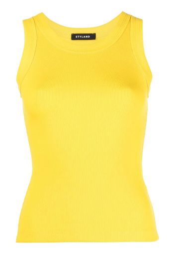 STYLAND organic-cotton vest-top - Gelb