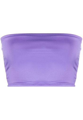 STYLAND stretch bandeau top - Violett