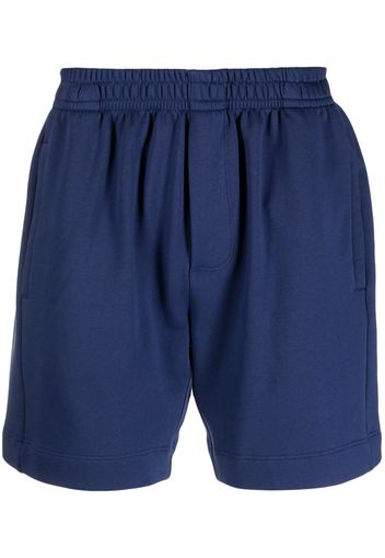 STYLAND straight-leg track shorts - Blau