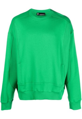 STYLAND round-neck cotton sweatshirt - Grün