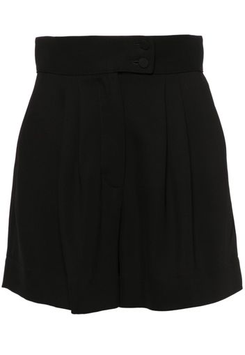 STYLAND pleated high-waist tailored shorts - Schwarz