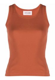 Styland slim-cut tank top - Orange