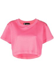 STYLAND Klassisches Cropped-T-Shirt - Rosa