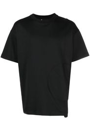 STYLAND embroidered-edge organic-cotton T-shirt - Schwarz