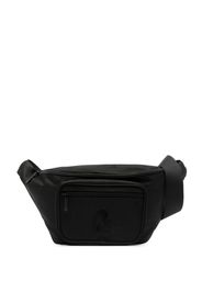 STYLAND patch-detail zip-up belt bag - Schwarz