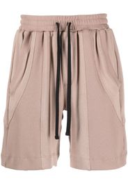 STYLAND drawstring-waistband organic-cotton shorts - Nude