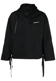 STYLAND ripstop pull-over jacket - Schwarz