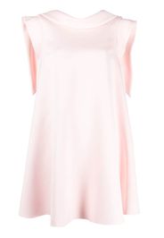 STYLAND sailor-collar flared minidress - Rosa