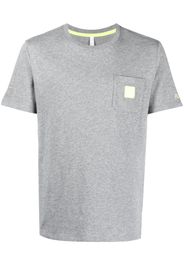Sun 68 logo-patch cotton T-shirt - Grau
