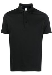 Sun 68 short-sleeved cotton polo shirt - Schwarz