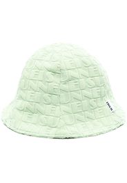 Sunnei embossed-logo bucket hat - Grün