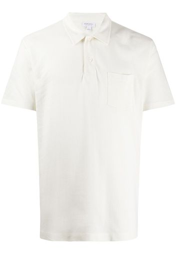 Sunspel 'Riviera' Poloshirt - Weiß