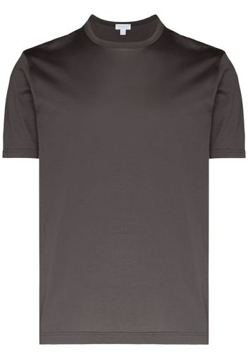 Sunspel round-neck short-sleeve T-shirt - Grau