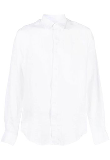 Sunspel long-sleeve linen shirt - Weiß