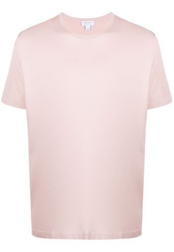 Sunspel crew-neck cotton T-shirt - Rosa